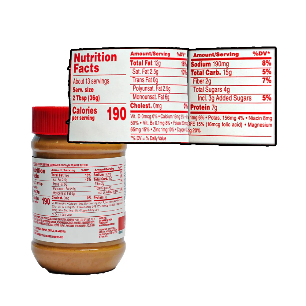 JIF Peanut Butter Reduced Fat Creamy 454g (16oz) - Image 2