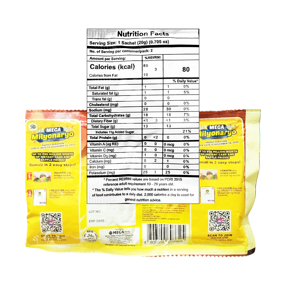 Jimm's 3 Plus 1 Coffee Mix With Korean Ginseng Twinpack 40g - Image 2