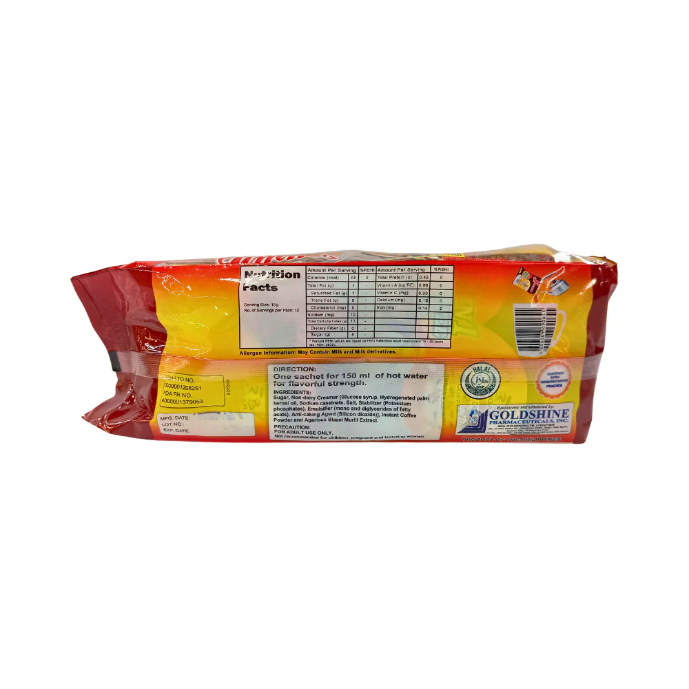 Jimm's 4 in1 Coffee Mix 15g x 12 Sachets - Image 2