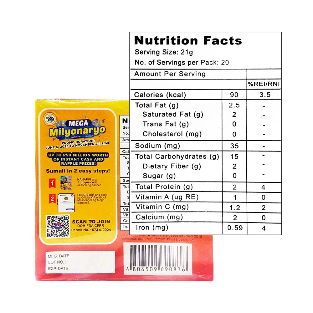 Jimm's 5 in1 Coffee Mix Sugarfree 21g x 20 Sachets - Image 3