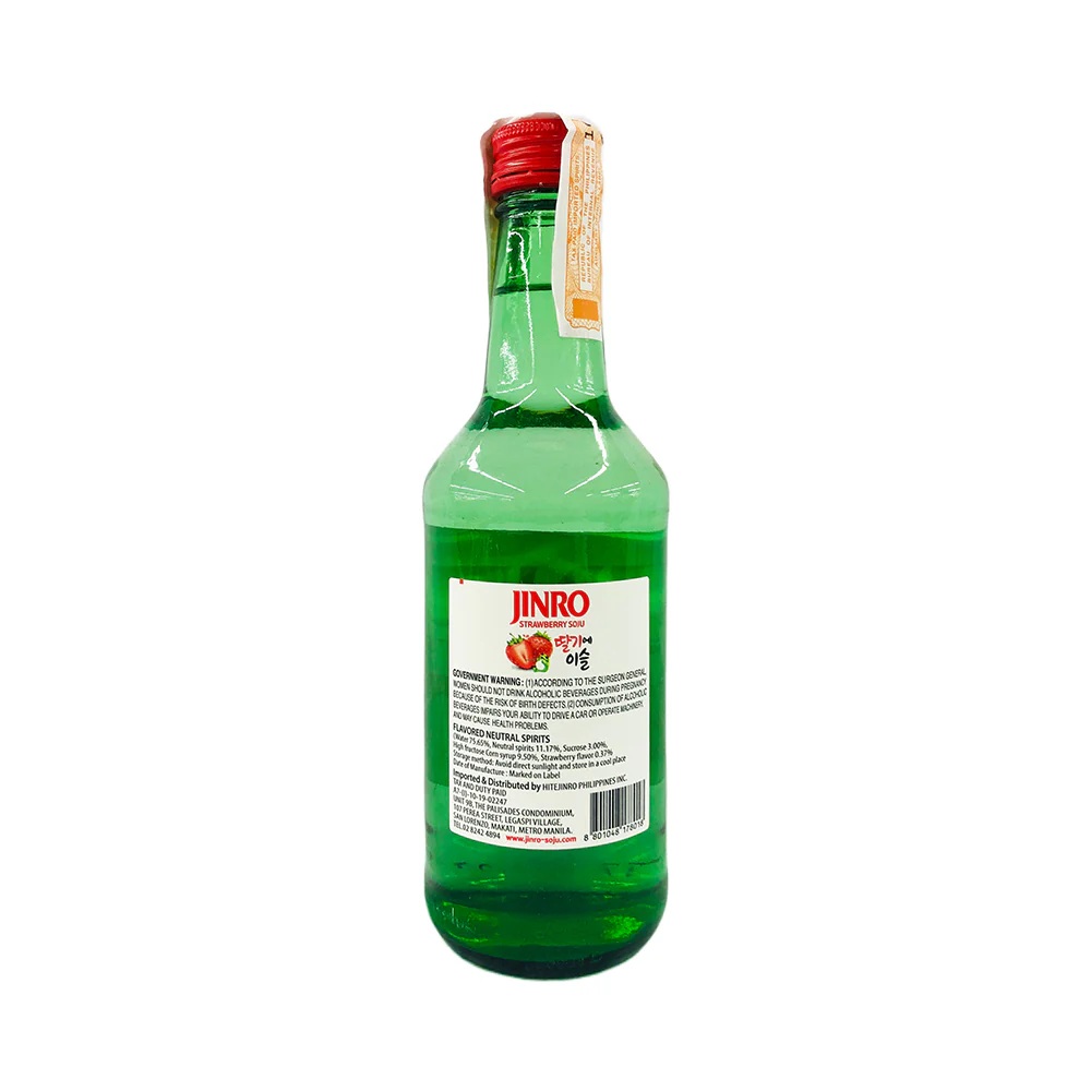 Jinro Soju Strawberry 360ml - Image 3