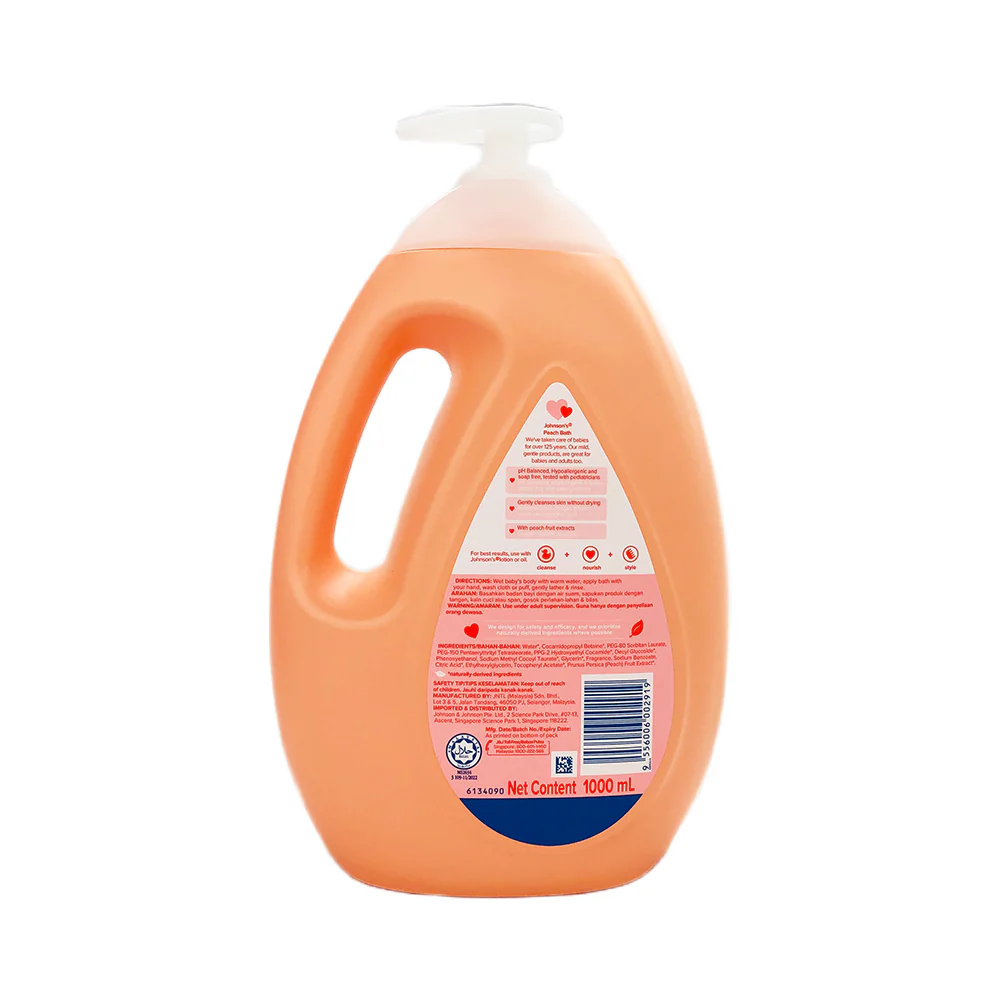 Johnson’s Baby Bath Peach - Image 2