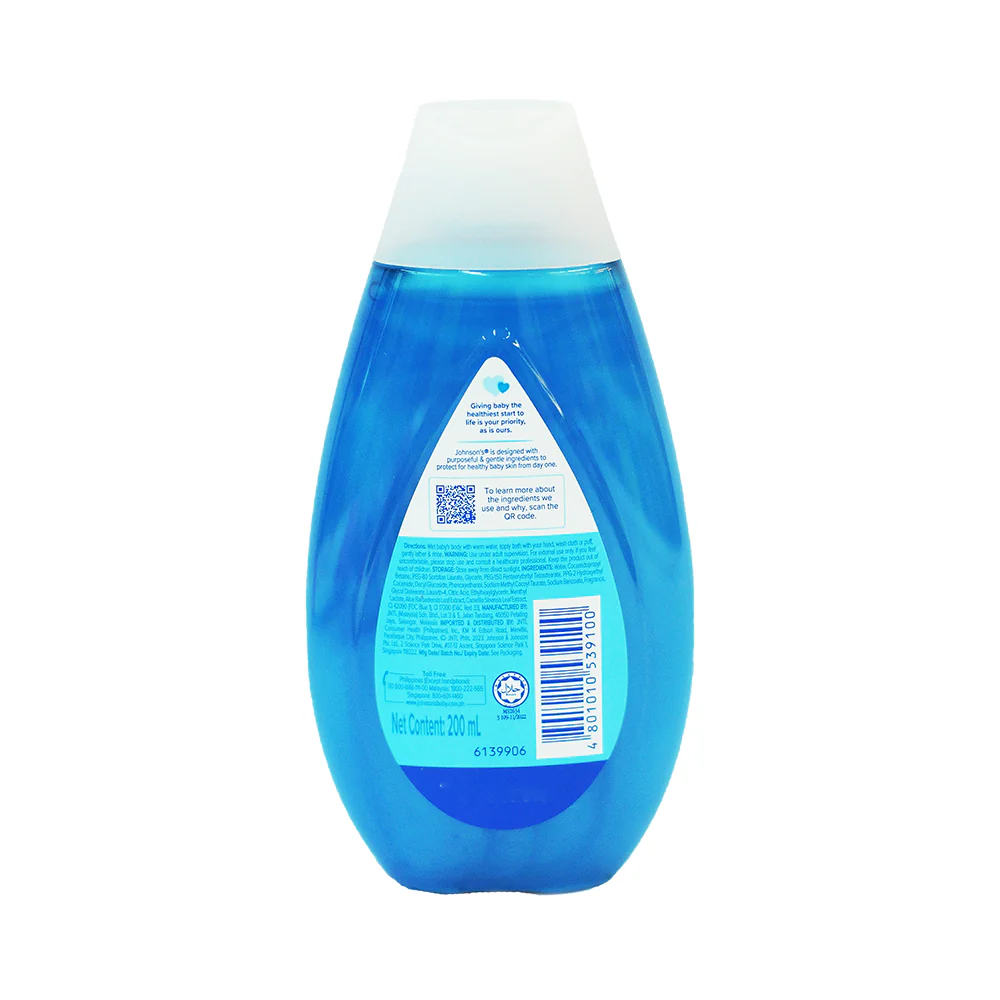 Johnson's Baby Bath Active Fresh 200ml - Image 2