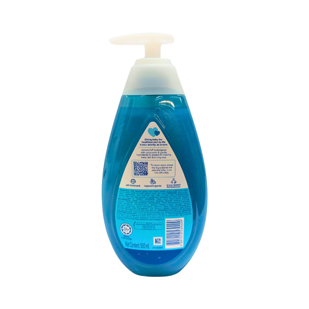 Johnson's Baby Bath Active Fresh Pump 500ml - Image 2
