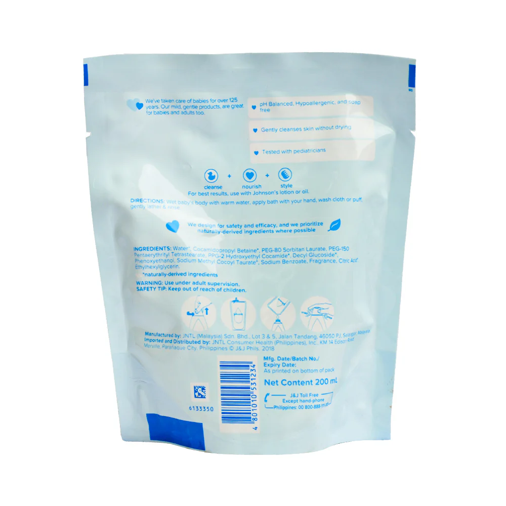 Johnson's Baby Bath Regular Refill Pack 200ml - Image 2