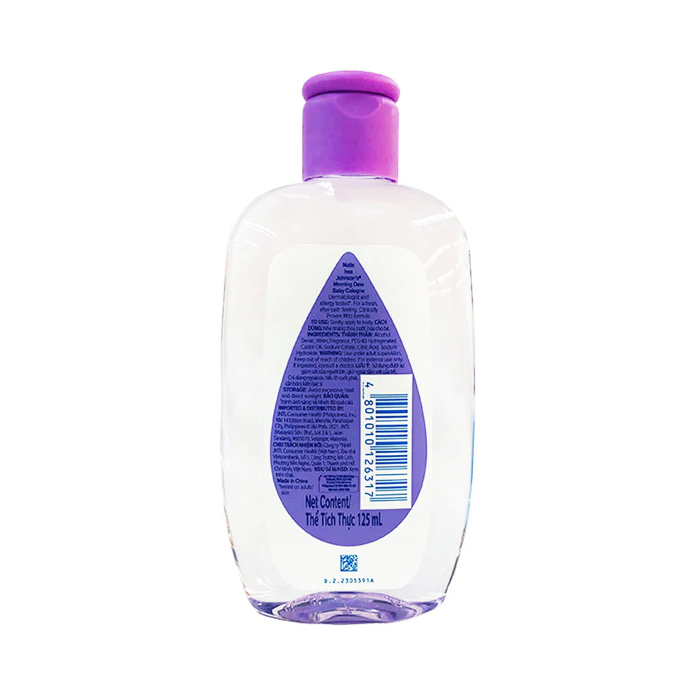 Johnson's Baby Cologne Morning Dew 125ml - Image 2