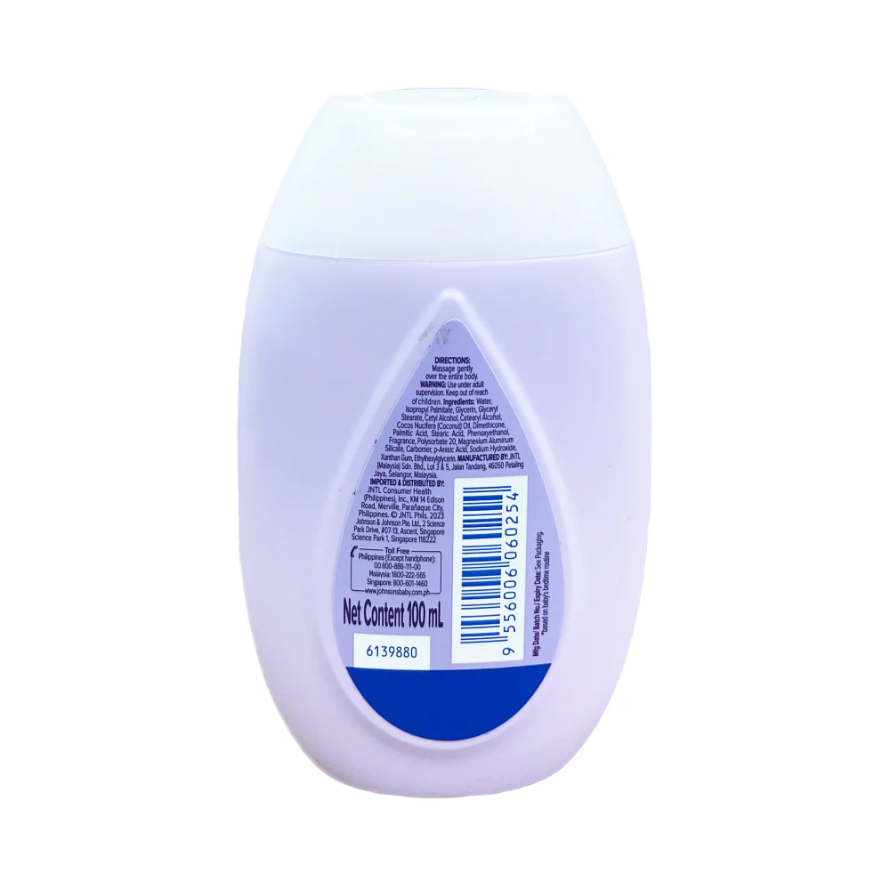 Johnson's Baby Lotion Bedtime 100ml - Image 2