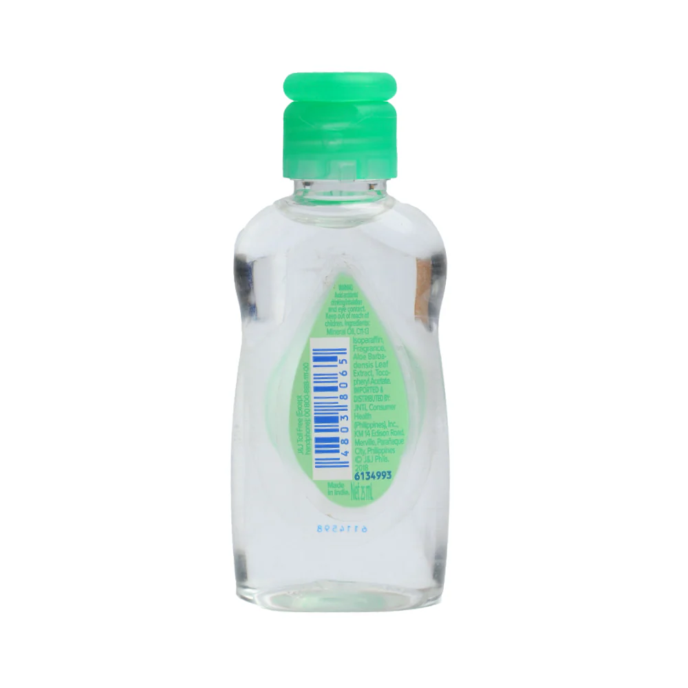 Johnson's Baby Oil Aloe Vera And Vitamin E 25ml - Image 2