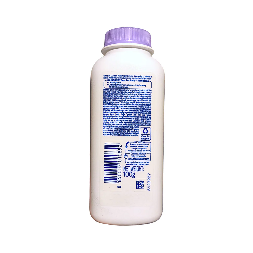 Johnson's Baby Powder Bedtime 100g - Image 2