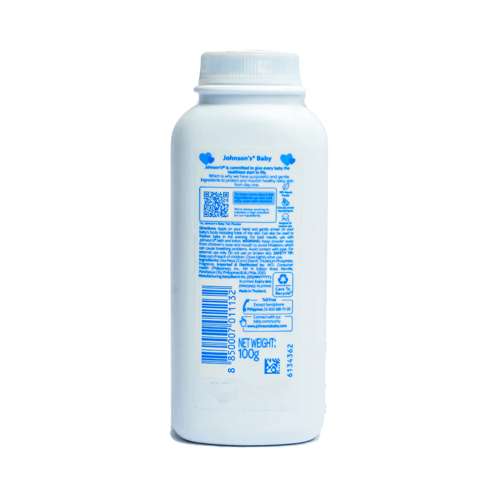 Johnson's Baby Powder Regular 100g - Image 2