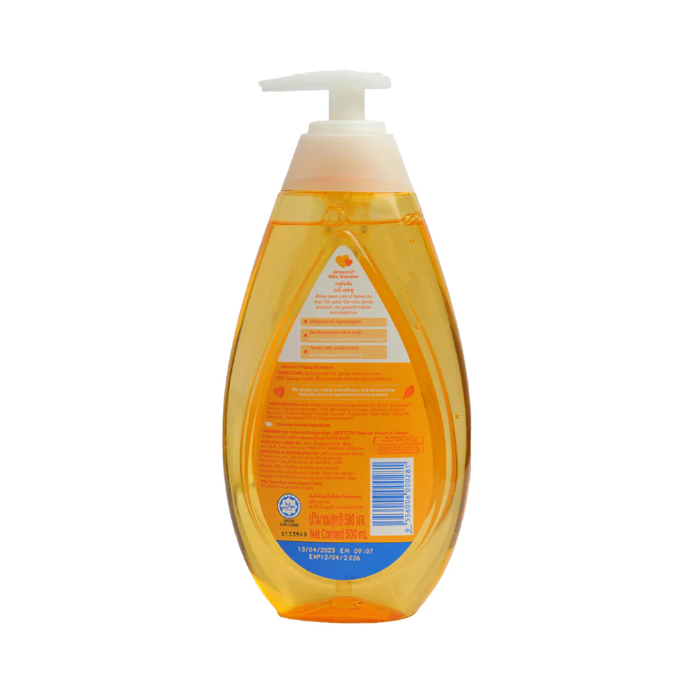 Johnson's Baby Shampoo Gold 500ml - Image 2