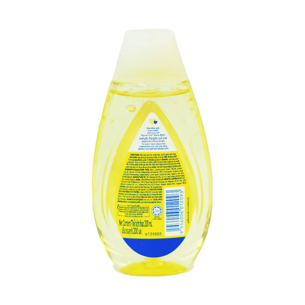 Johnson's Baby Wash Top To Toe 200ml - Image 2