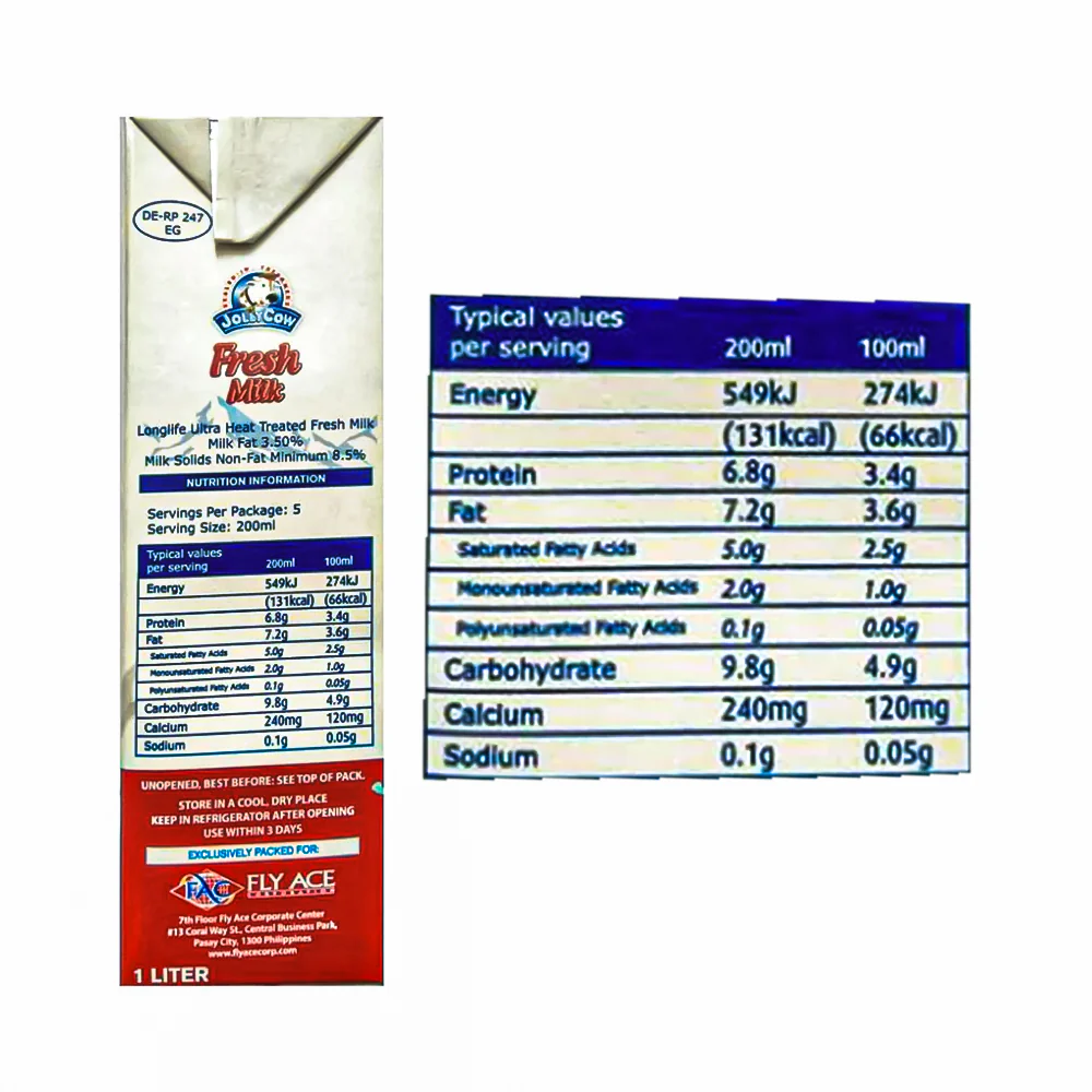 Jolly Cow Milk Pure Fresh 1L x 2's - Image 3