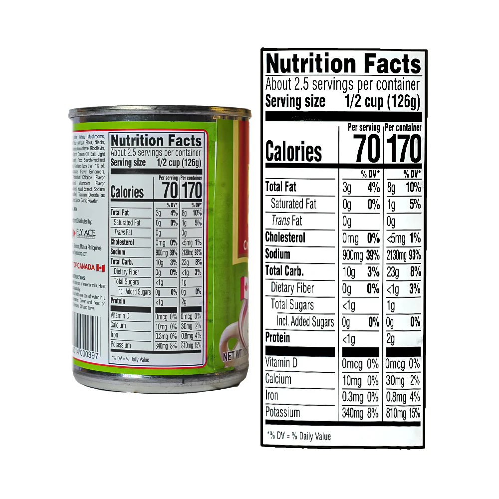 Jolly Cream of Mushroom Condensed Soup 298g (10.5oz) - Image 3