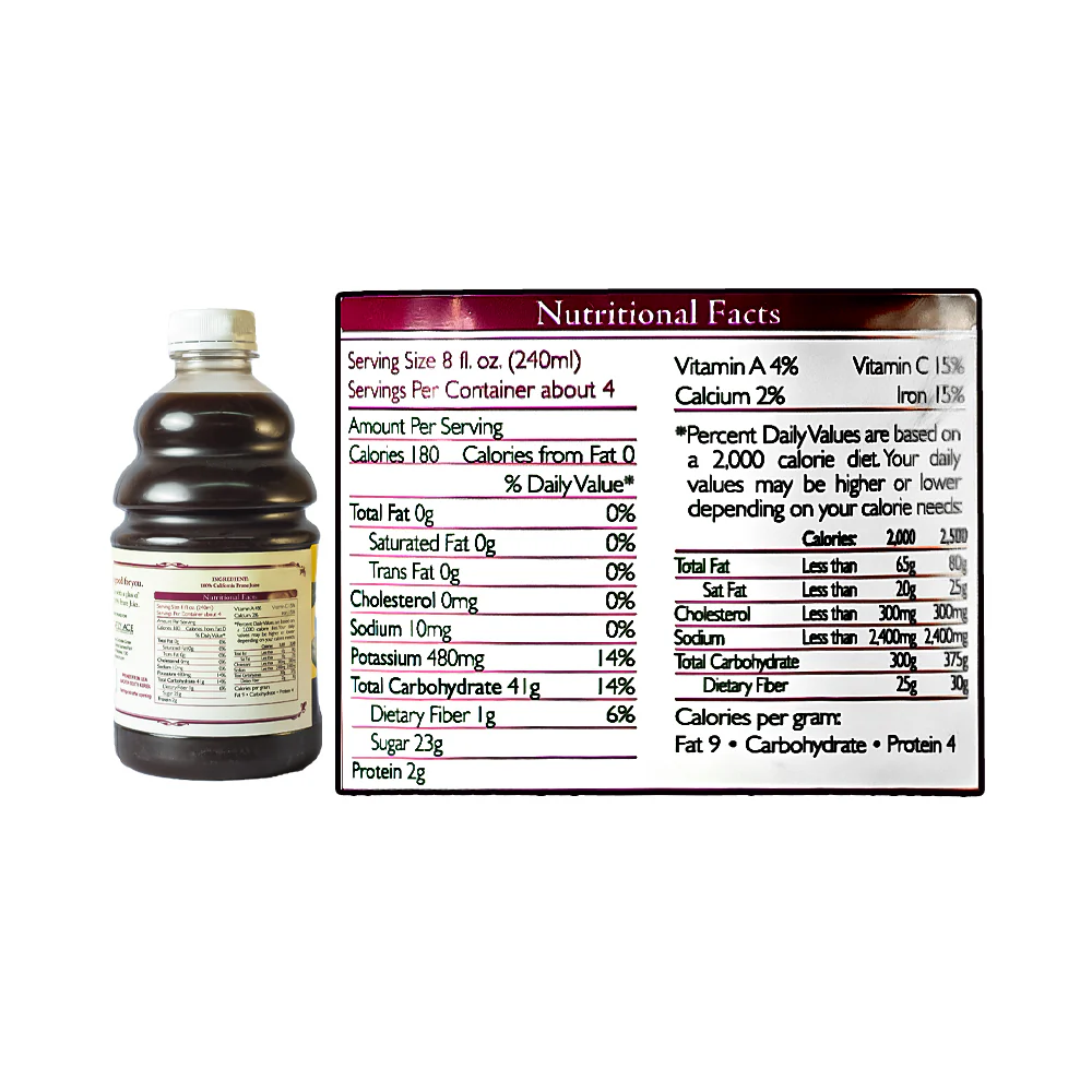 Jolly Fresh 100% Natural NSA Juice Prune 946ml (32oz) - Image 3