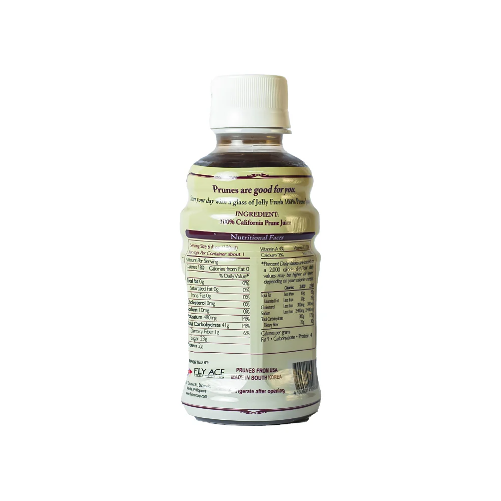 Jolly Fresh 100% Prune Juice 180ml (6oz) - Image 2