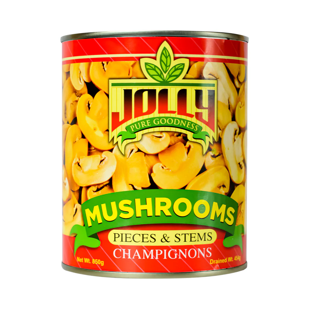 Jolly Mushrooms Pieces And Stems 850g