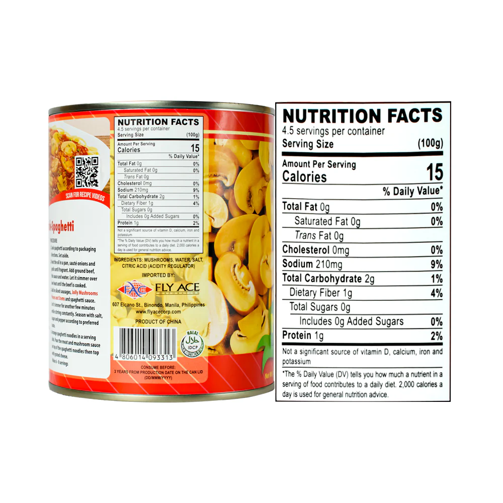 Jolly Mushrooms Pieces And Stems 850g - Image 3