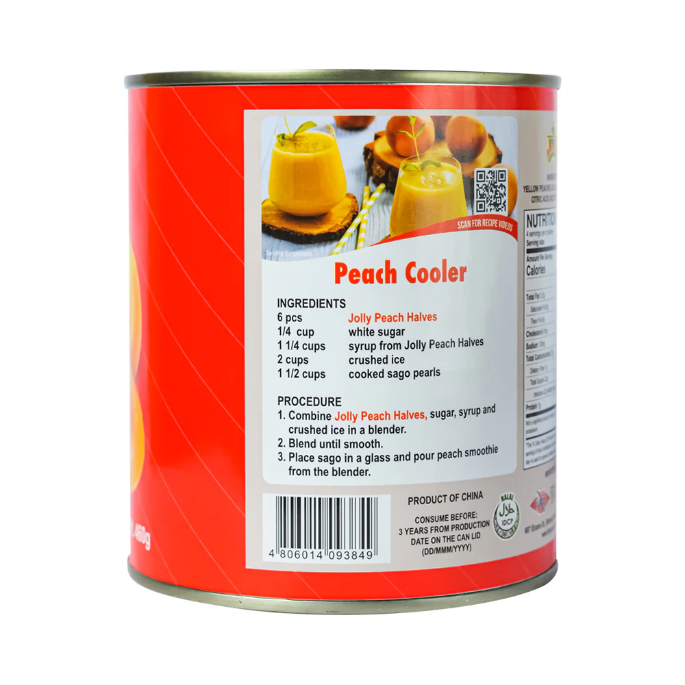 Jolly Peach Halves In Syrup 825g - Image 2
