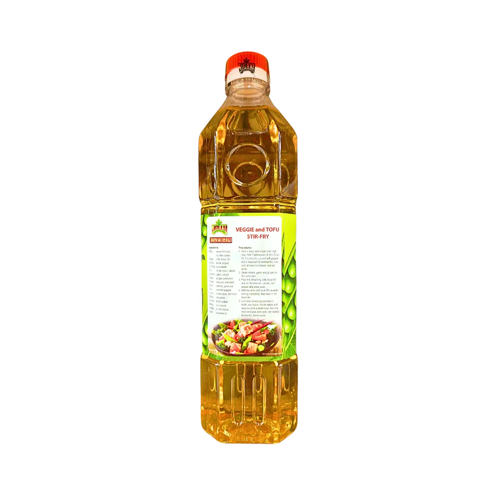 Jolly Soya Oil 100% Pure Cholesterol Free 1L - Image 2