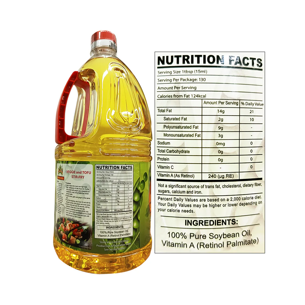 Jolly Soya Oil 100% Pure Cholesterol Free 2L - Image 2