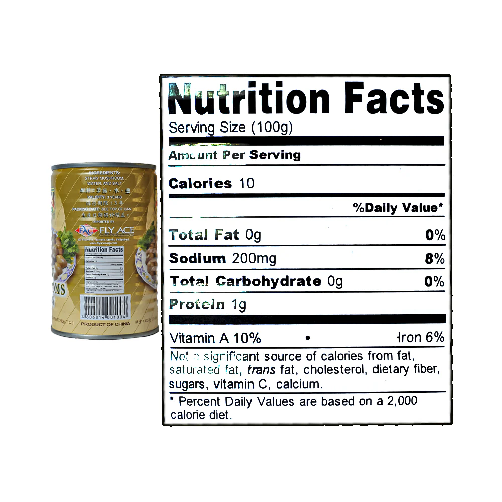 Jolly Straw Mushroom 425g - Image 2