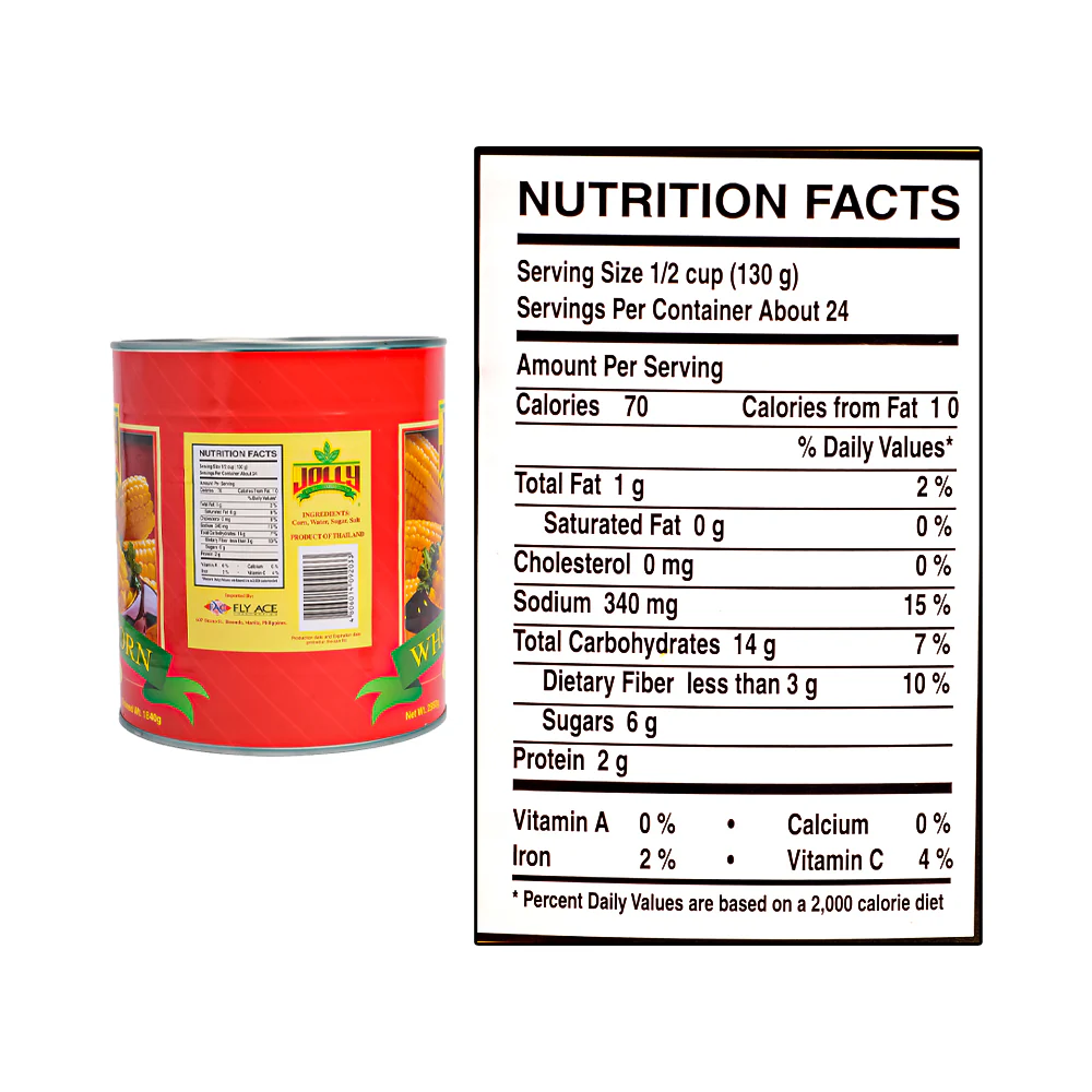 Jolly Whole Kernel Corn 2950g - Image 3