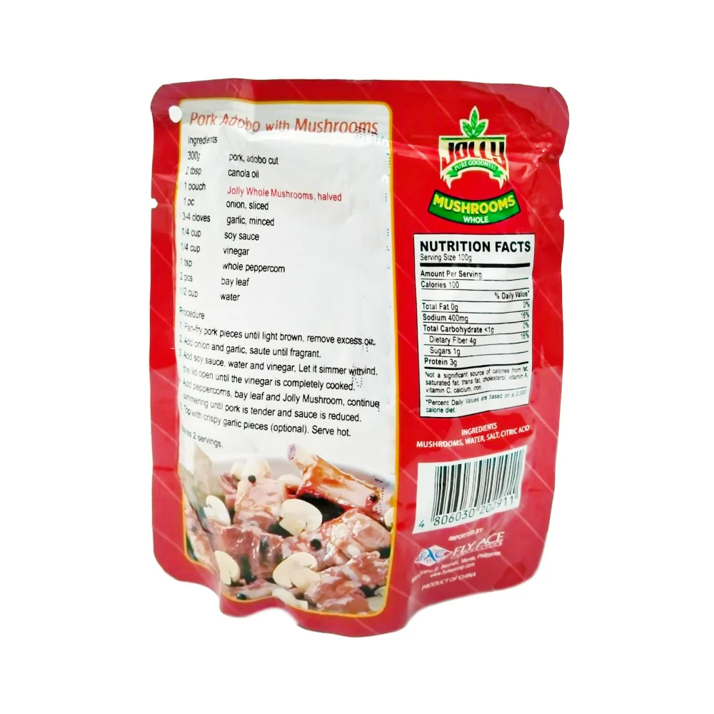 Jolly Whole Mushrooms 100g - Image 2