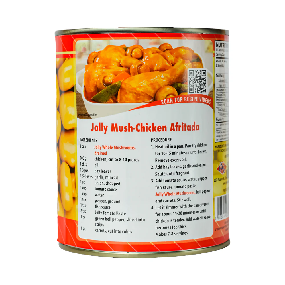 Jolly Whole Mushrooms 850g - Image 2