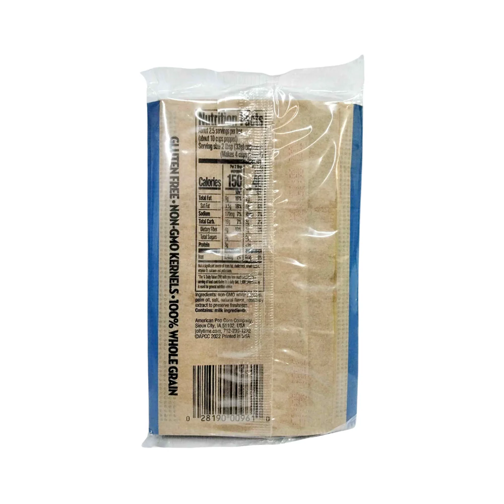 Jollytime Popcorn Crispy N' White Natural 3oz - Image 2