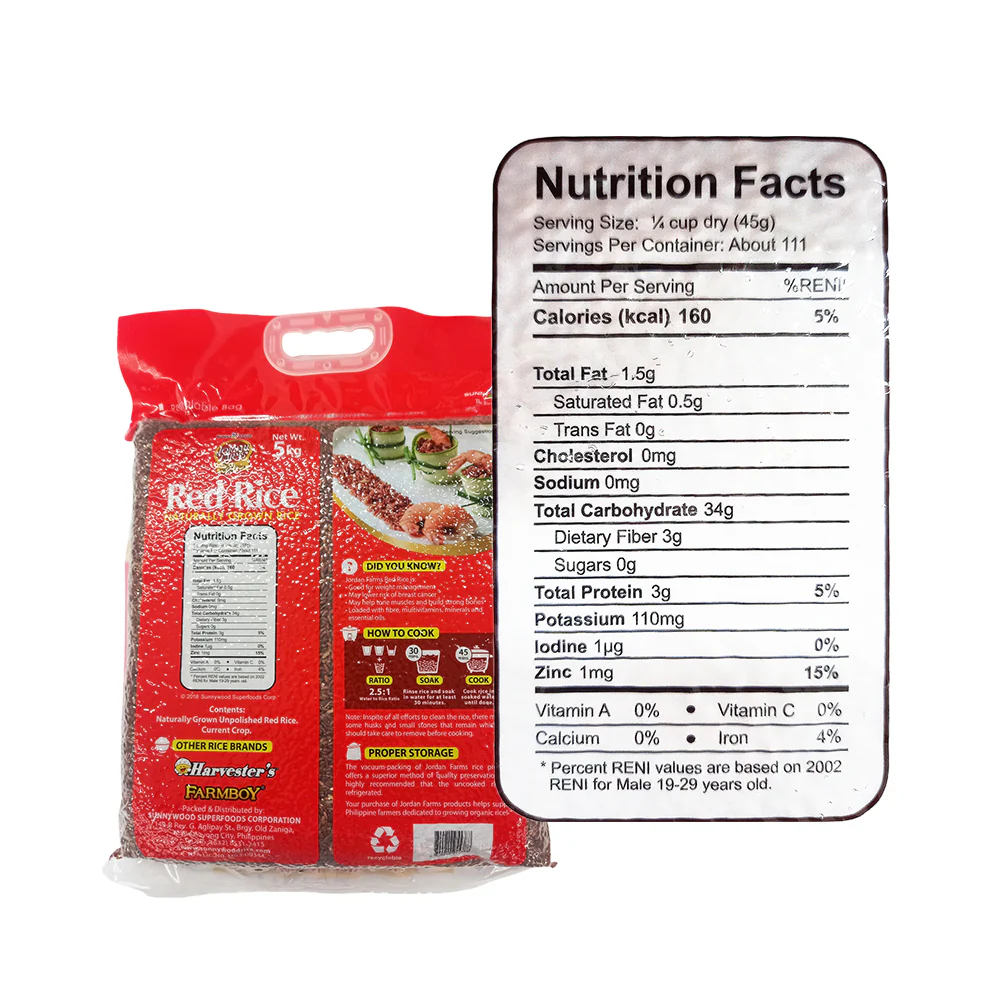 Jordan Farms Red Rice 5kg - Image 2
