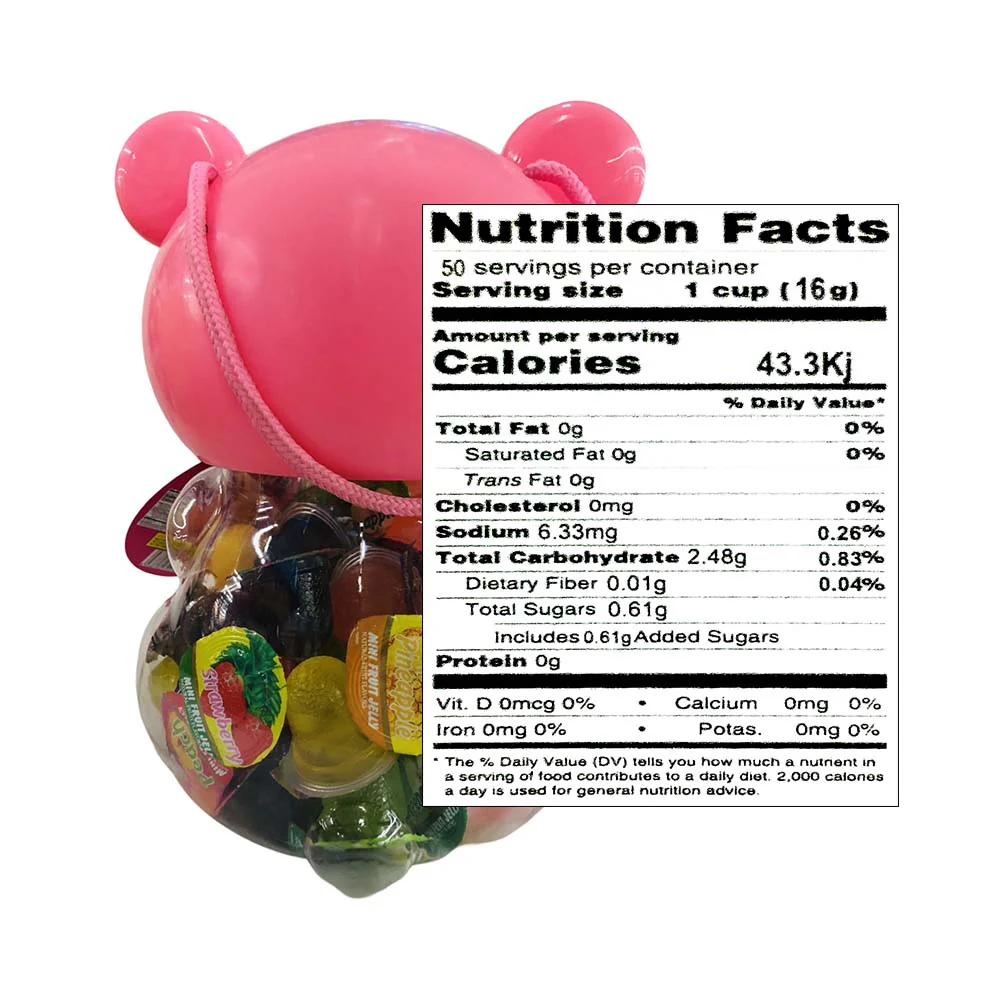 Jorizza Fruit Jelly Hello Kitty Jar 800g - Image 2