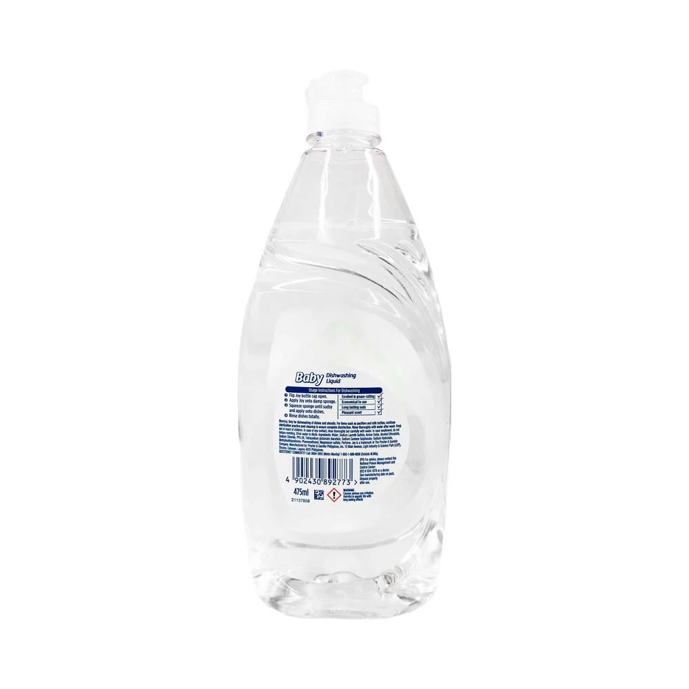 Joy Baby Dishwashing Liquid Bottle 475ml - Image 2