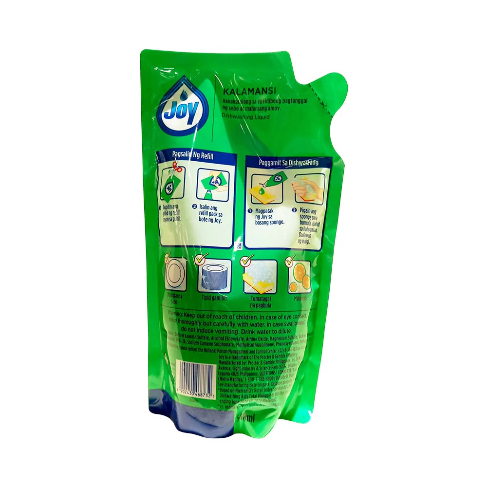 Joy Dishwashing Liquid Complete Clean Kalamansi SUP 540ml - Image 2