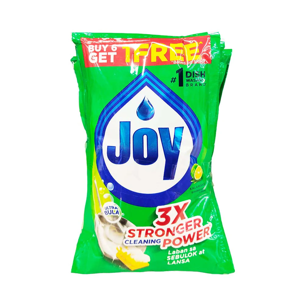 Joy Dishwashing Liquid Kalamansi 40ml x 6's + 1