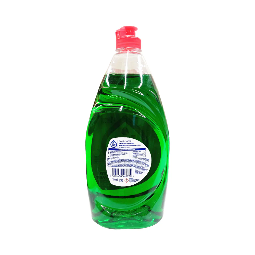 Joy Dishwashing Liquid Kalamansi Bottle 780ml - Image 2