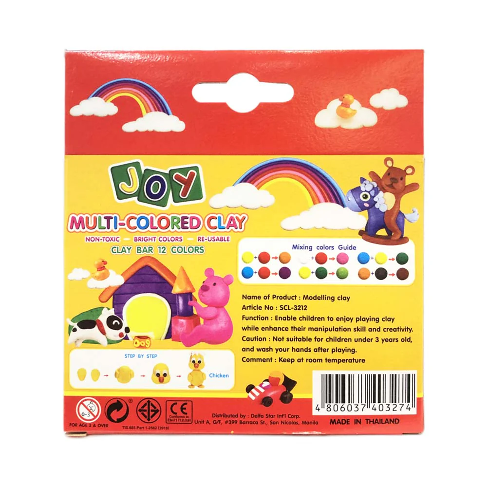 Joy Modelling Clay 12 Colors - Image 2