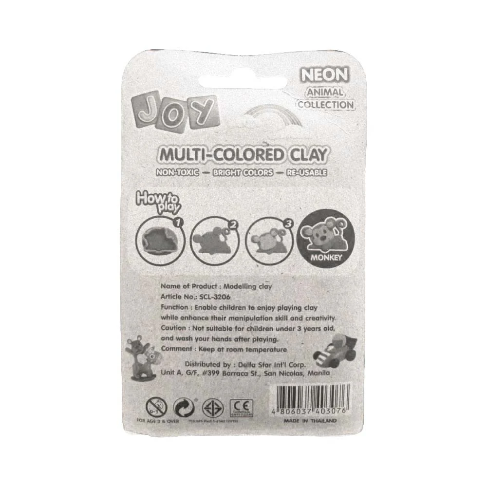 Joy Multi-Colored Clay 6 Colors - Image 2