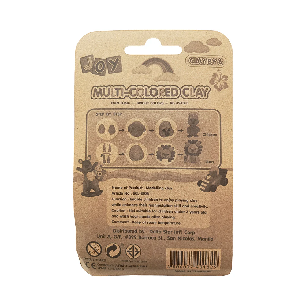 Joy Muti-Colored Modelling Clay - Image 2