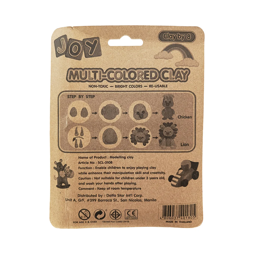 Joy Muti-Colored Modelling Clay - Image 4