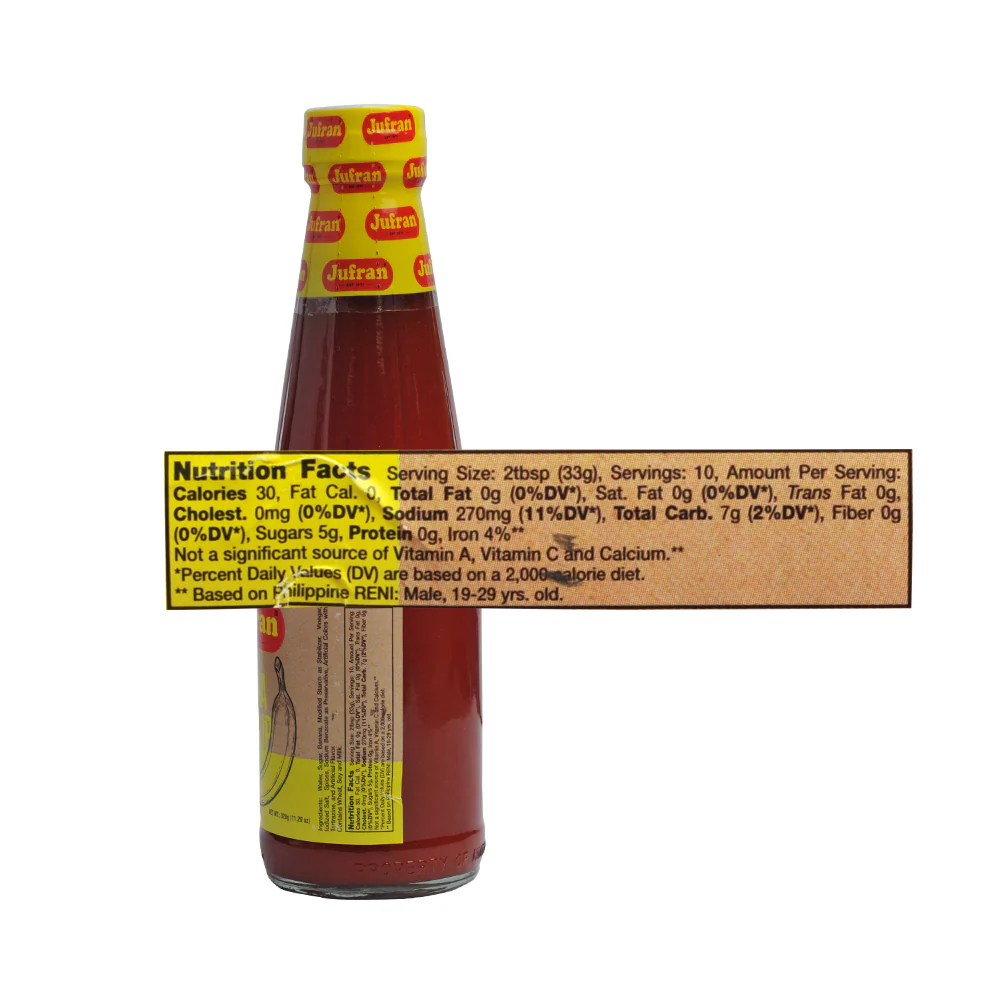 Jufran Banana Ketchup 320g - Image 2