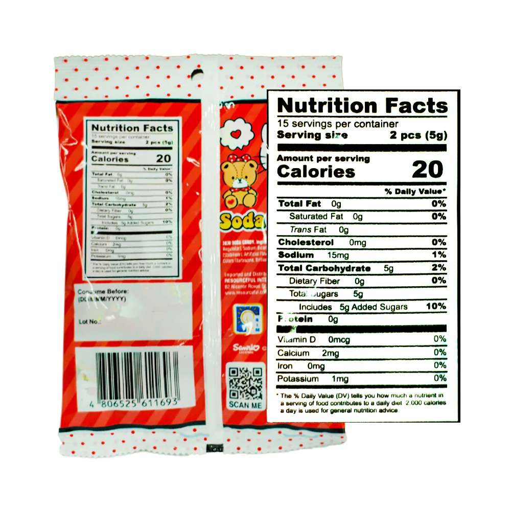 Juju Hello Kitty Candy Soda Candy 78g - Image 2
