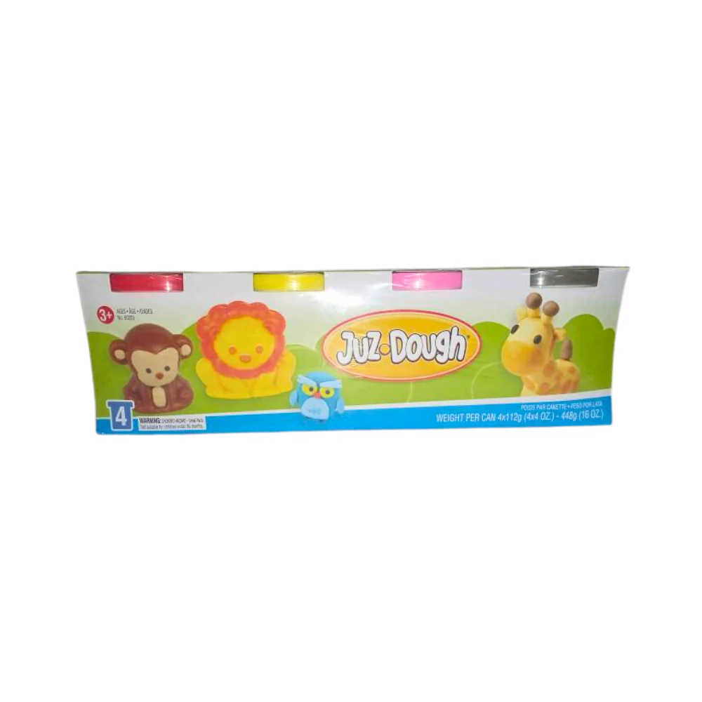 Juz Dough 4 Pack Animals