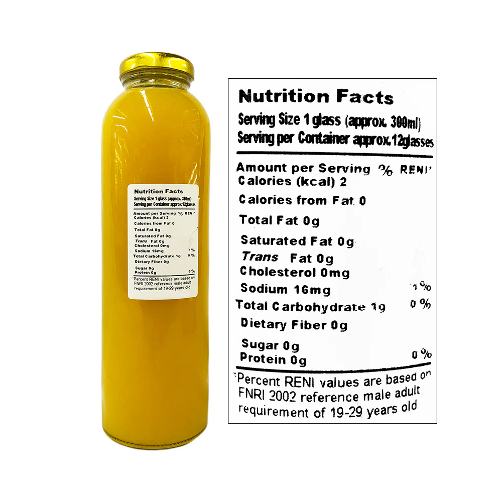 Kablon Juice Unsweetened Calamansi 500ml - Image 2