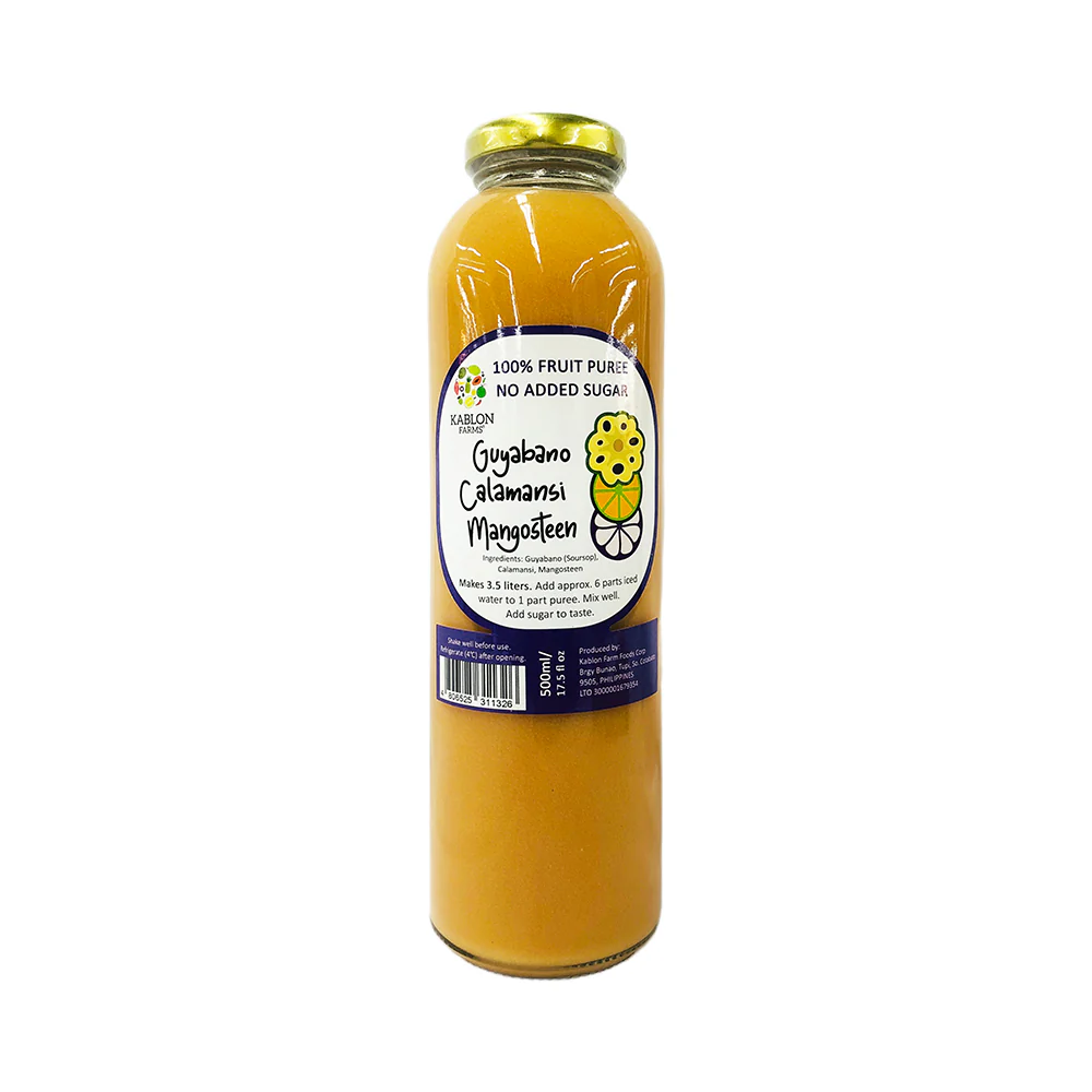 Kablon Juice Unsweetened Guyabano Calamansi Mangosteen 500ml