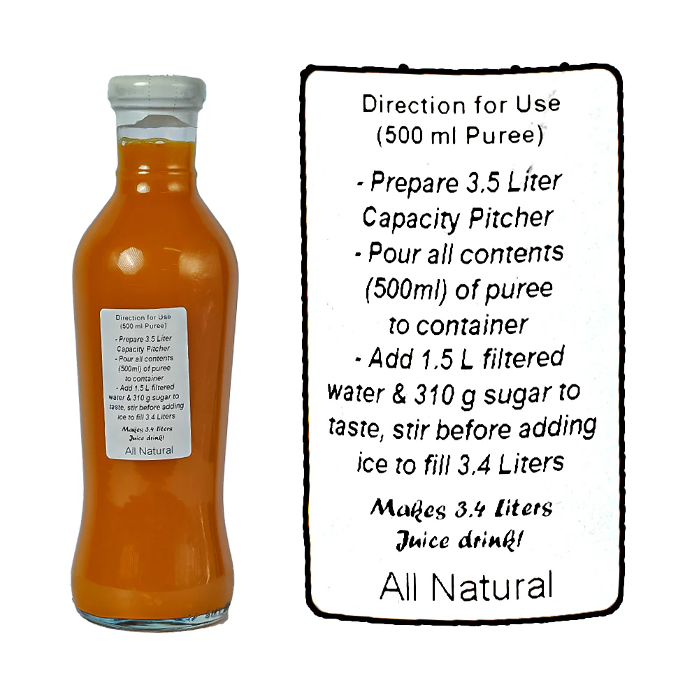 Kablon Juice Unsweetened Passion Fruit 500ml - Image 3