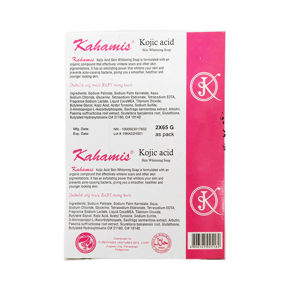 Kahamis Kojic Acid Soap 65g x 2's - Image 2