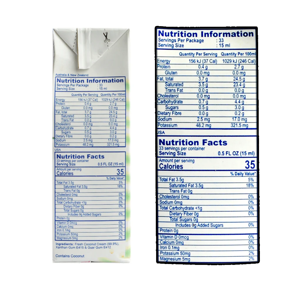 Kara UHT Natural Coconut Cream 500ml - Image 2