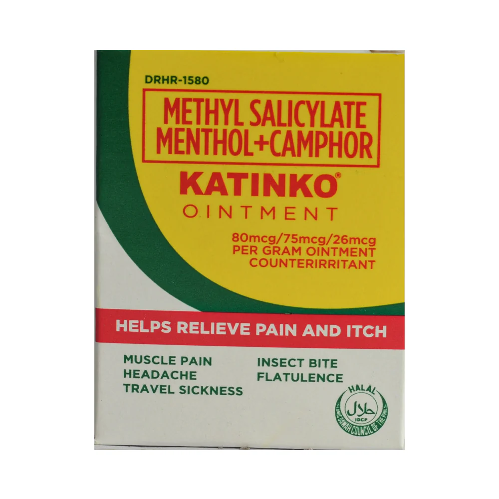 Katinko Ointment Jar Methyl Salicylate Menthol + Camphor 30g