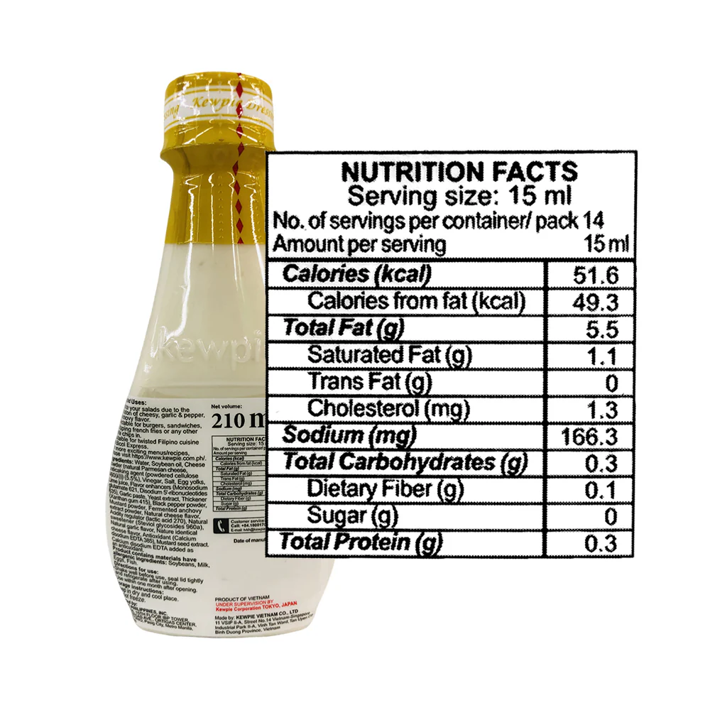 Kewpie Dressing Caesar 210ml - Image 2